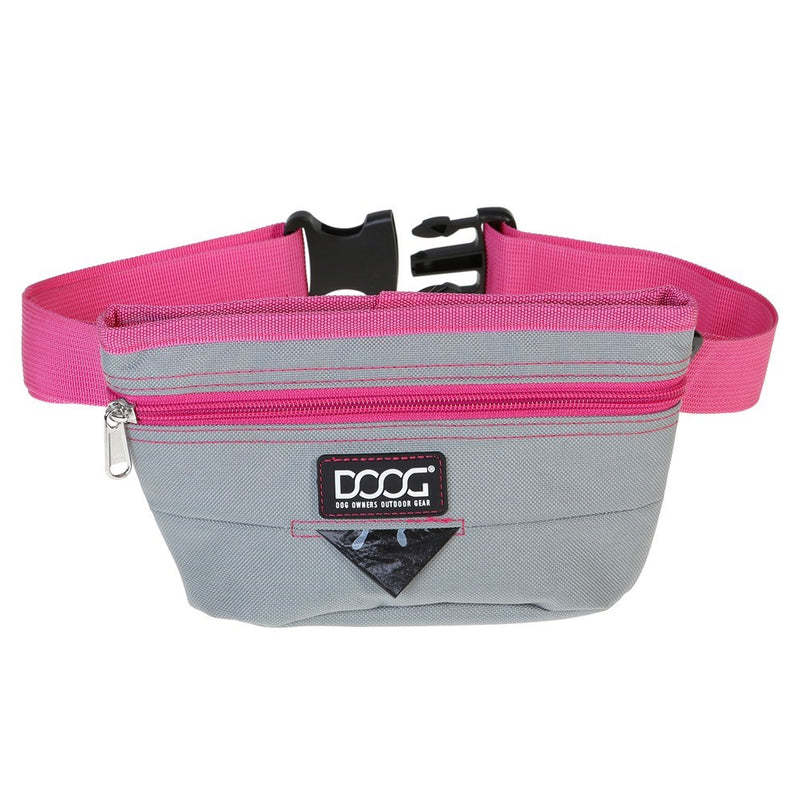 DOOG TREAT & TRAINING POUCH GREY/PINK LARGE