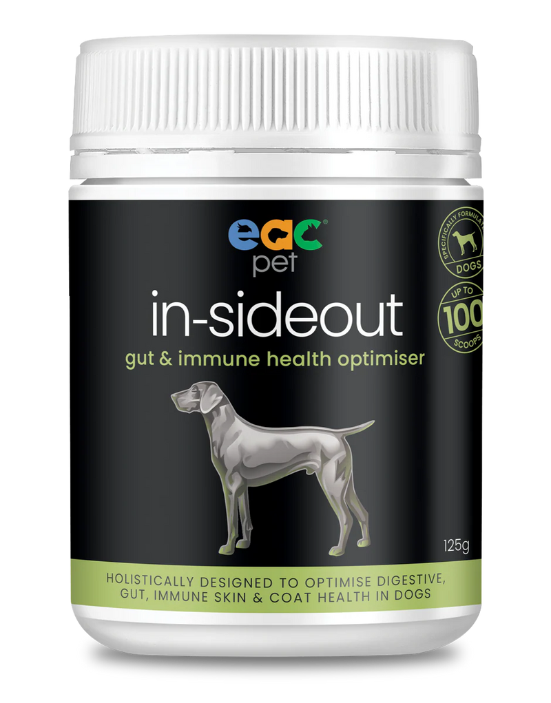 EAC IN-SIDEOUT DOG PRE & PROBIOTICS 125G