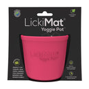 LICKIMAT YOGGIE POT SLOW FEEDER PINK