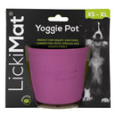 LICKIMAT YOGGIE POT SLOW FEEDER PURPLE