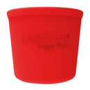 LICKIMAT YOGGIE POT SLOW FEEDER RED