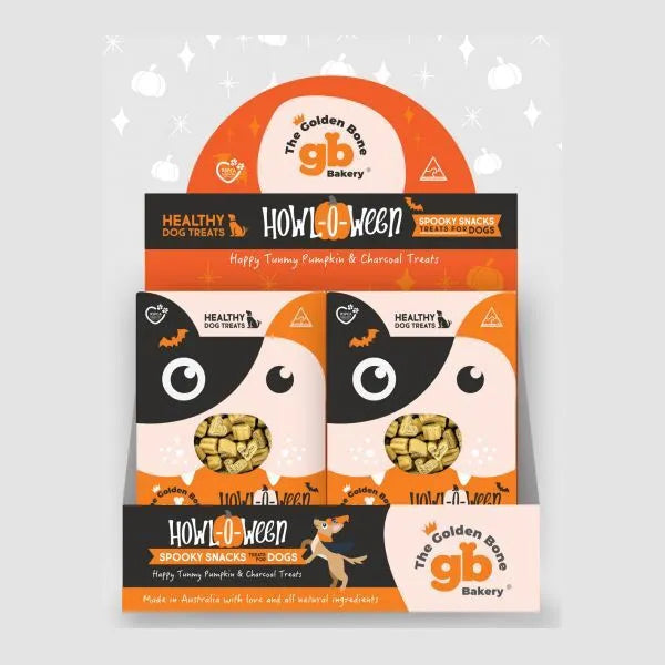 **GOLDEN BONE BAKERY HALLOWEEN DOG TREATS 40G