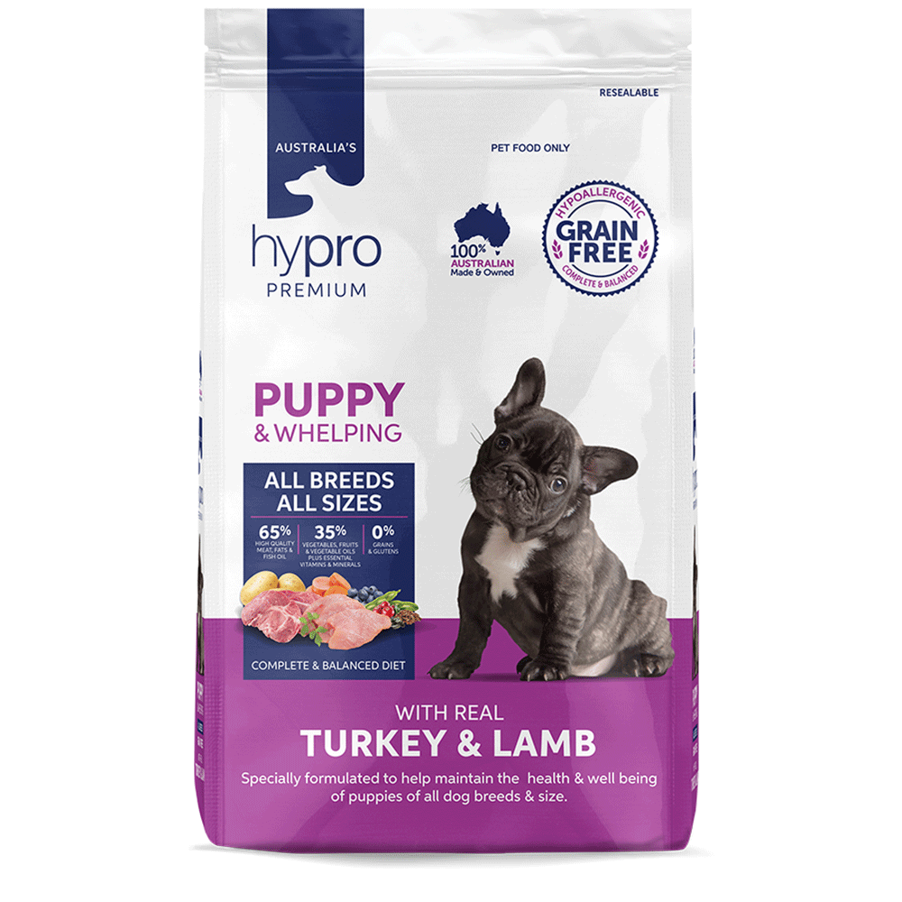 HYPRO PUPPY GRAIN FREE TURKEY & LAMB 2.5KG