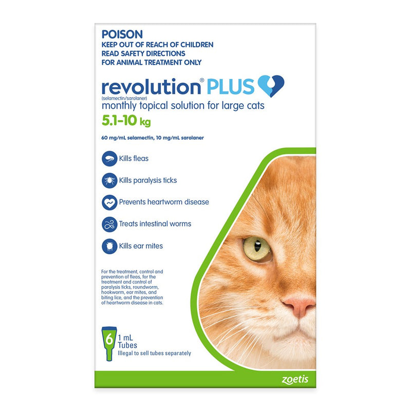 REVOLUTION PLUS CAT 5-10KG 6PK