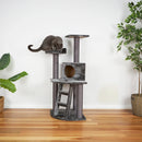 KAZOO CORNER 3 LEVEL SCRATCHER CHARCOAL