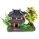 JUNGLE HUT W/PLANTS MEDIUM 165W X 110H X 95D MM