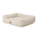 **INDIE & SCOUT PET BOUCLE BOLSTER STONE MEDIUM