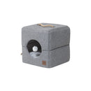 **INDIE & SCOUT FOLDABLE PET CUBE CHARCOAL