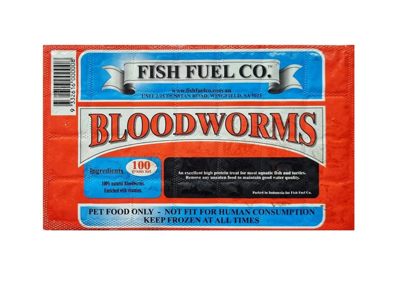 FISH FUEL BLOODWORMS 100G