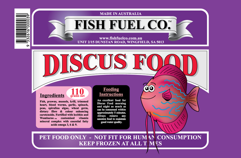 FISH FUEL DISCUS FOOD 110G