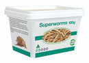 PISCES LIVE SUPERWORMS 100G TUB