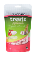 PECKISH YOGHURT TREATS STRAWBERRY 225G