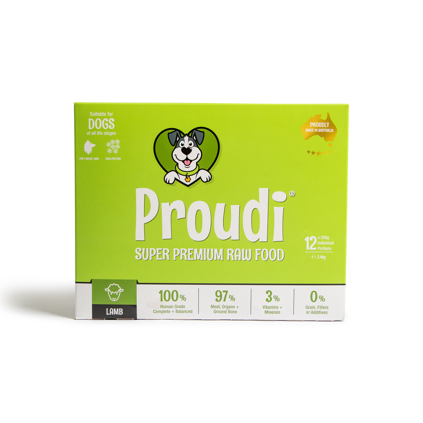 PROUDI DOG LAMB BARF 2.4KG