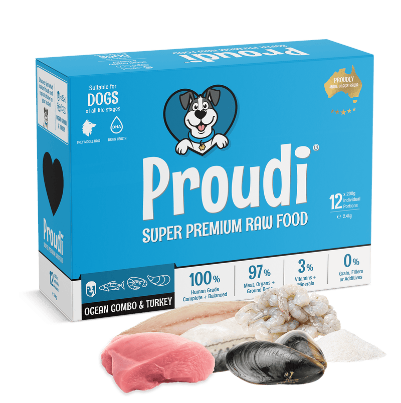 PROUDI DOG OCEAN COMBO & TURKEY 2.4KG