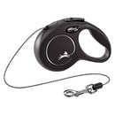 FLEXI DOG CLASSIC CORD BLACK XSMALL 3M