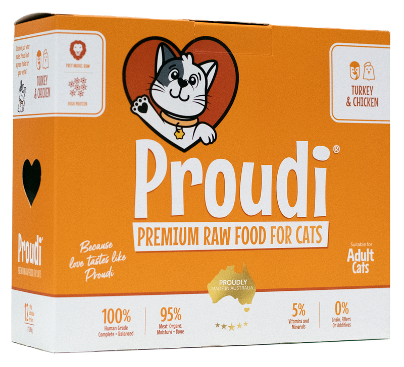 PROUDI CAT TURKEY & CHICKEN BARF 1.08KG