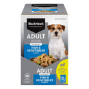 BLACK HAWK ADULT FISH 85G 12PK