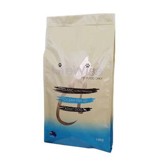 LIFEWISE OCEAN FISH & LAMB SMALL BITES 18KG