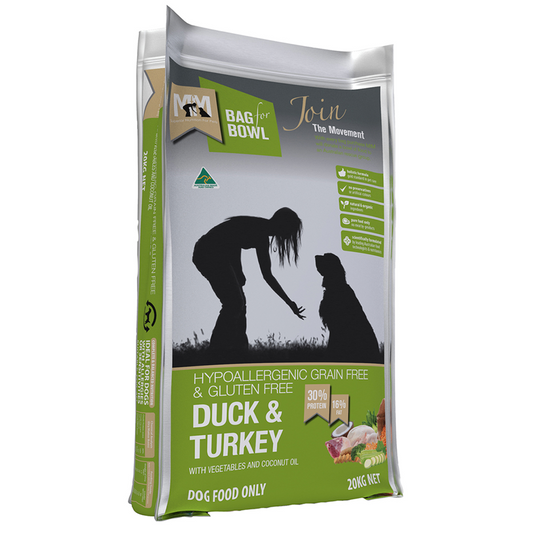 MEALS FOR MUTTS DOG GF DUCK & TURKEY 20KG