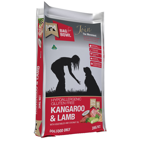 MEALS FOR MUTTS DOG KANGAROO & LAMB 20KG