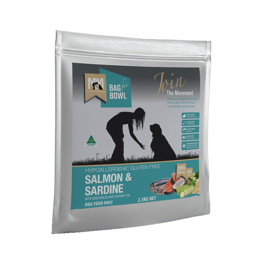 MEALS FOR MUTTS DOG SALMON & SARDINE 2.5KG