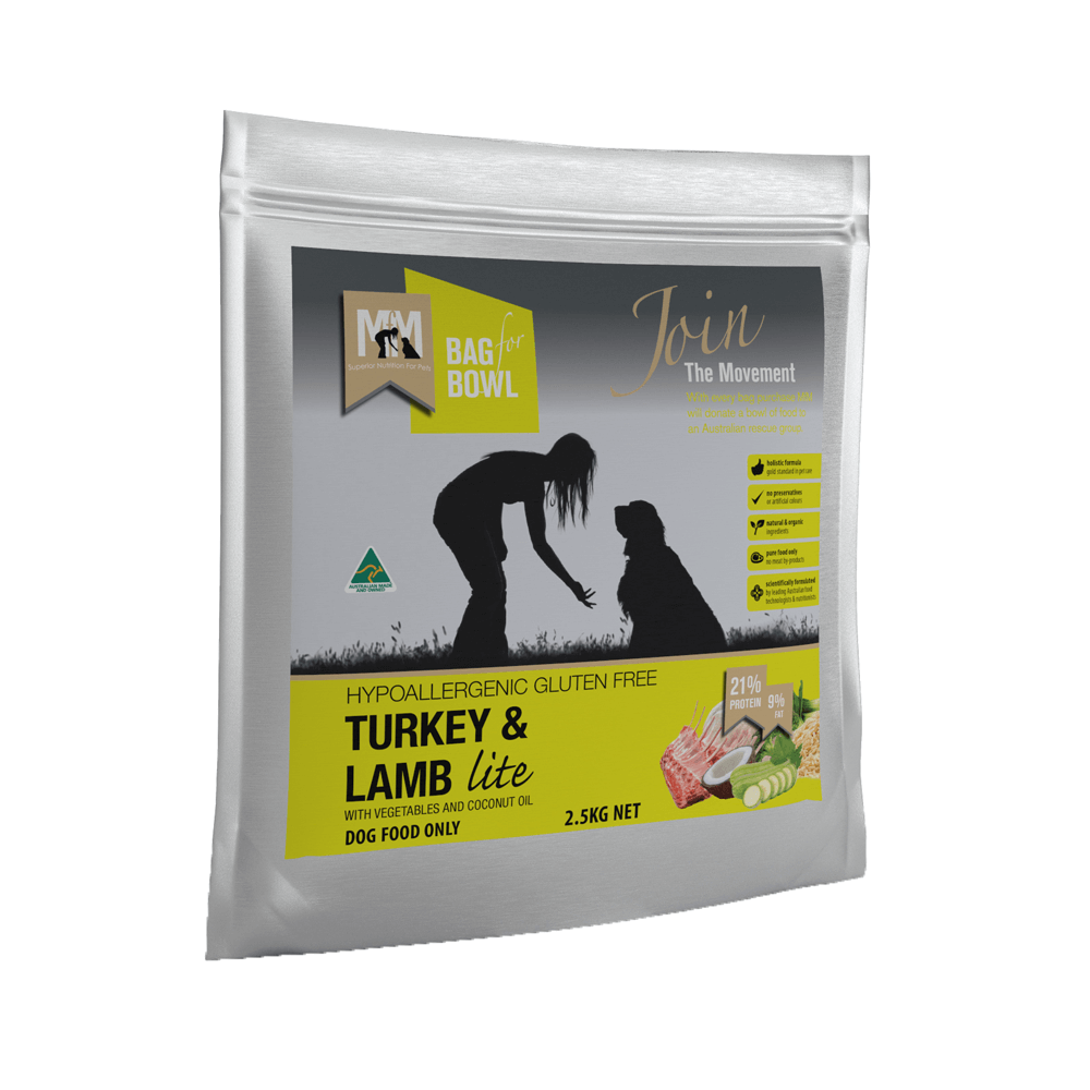 MEALS FOR MUTTS DOG LITE TURKEY & LAMB 2.5KG