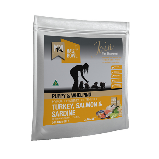 MEALS FOR MUTTS PUPPY TURKEY SALMON 2.5KG