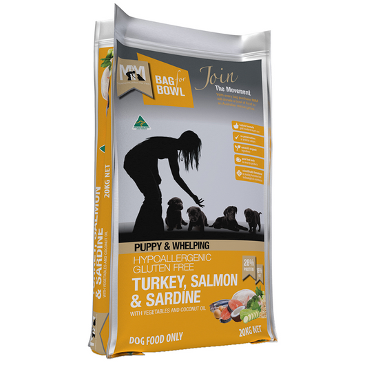 MEALS FOR MUTTS PUPPY TURKEY SALMON 20KG