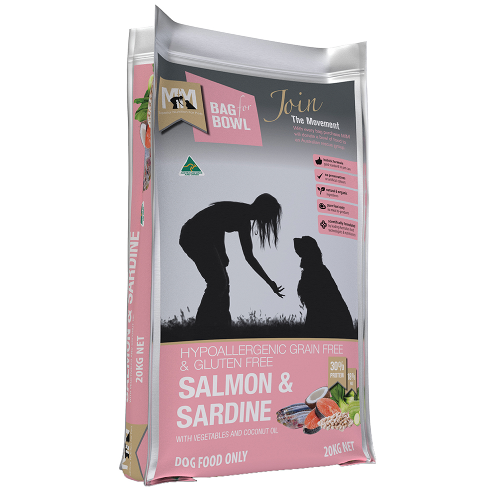 MEALS FOR MUTTS DOG GF SALMON & SARDINE 20KG