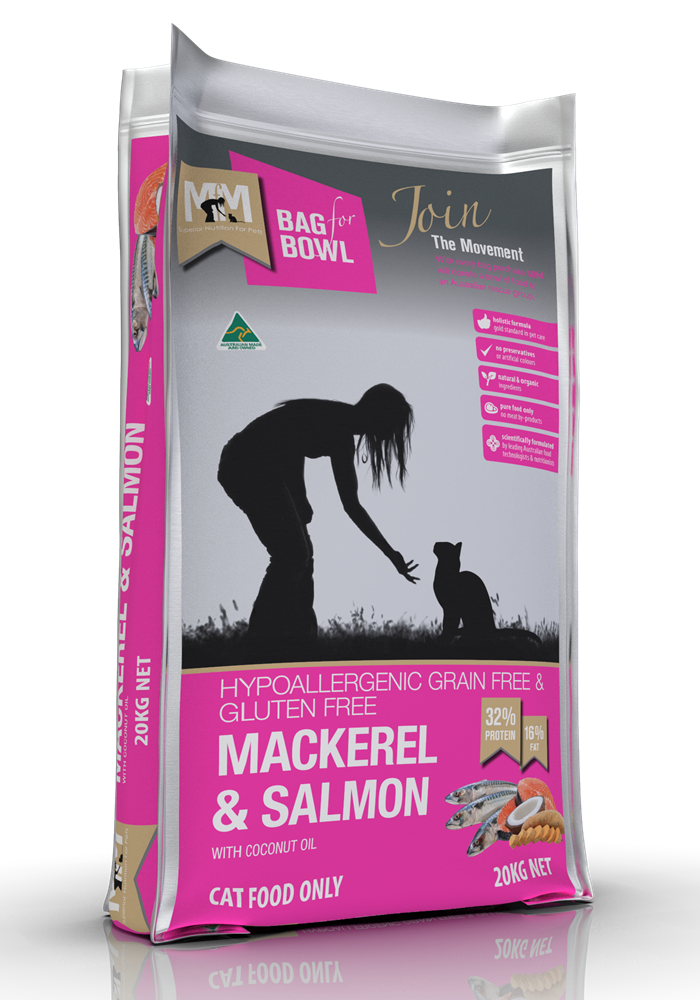 MEALS FOR MEOWS CAT GF MACKERAL & SALMON 20KG