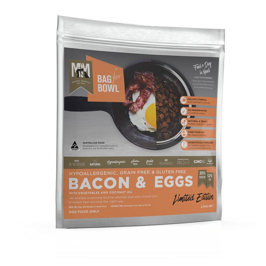 MEALS FOR MUTTS DOG BACON & EGGS 2.5KG