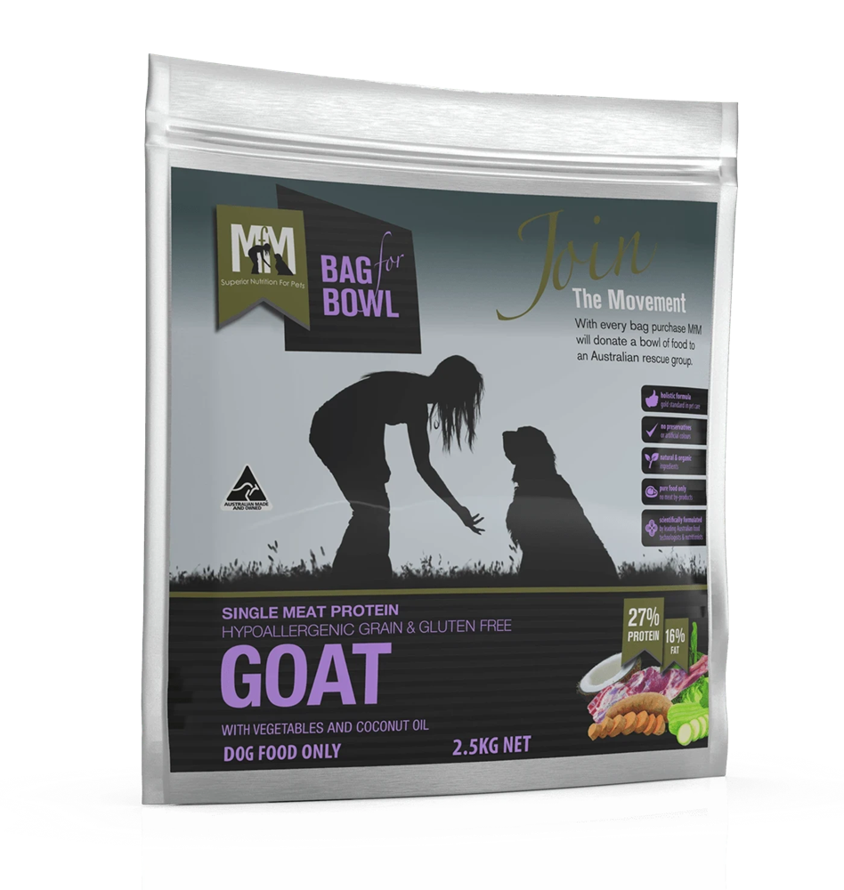 MEALS FOR MUTTS DOG SINGLE PROTEIN GOAT 2.5KG