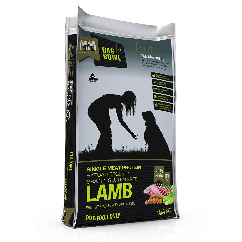 MEALS FOR MUTTS DOG SINGLE PROTEIN LAMB 14KG