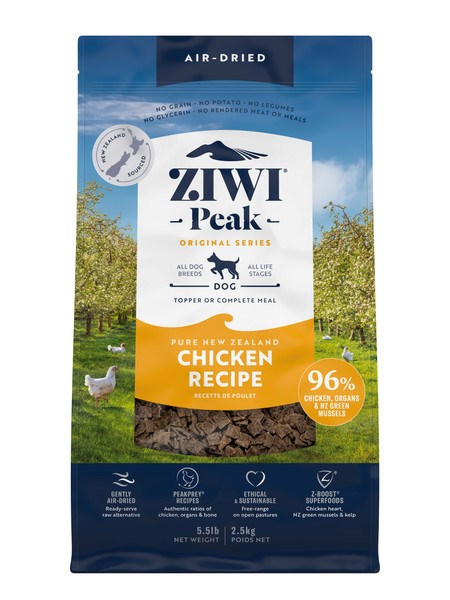 ZIWI PEAK DOG AIR DRIED CHICKEN 2.5KG
