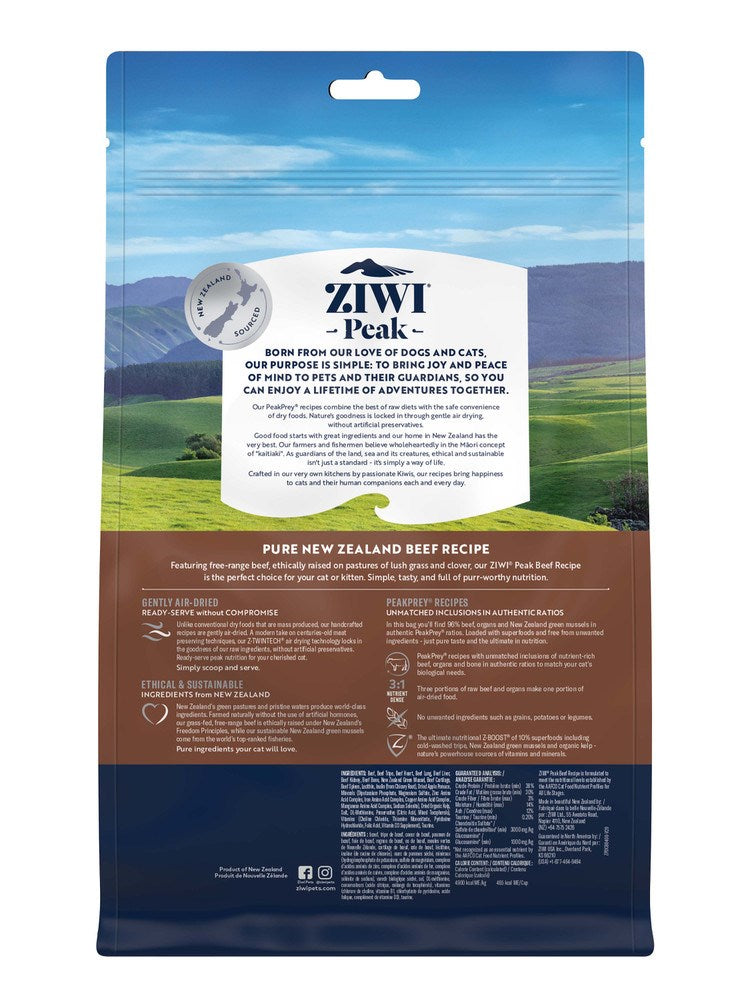 ZIWI PEAK CAT AIR DRIED BEEF 400G