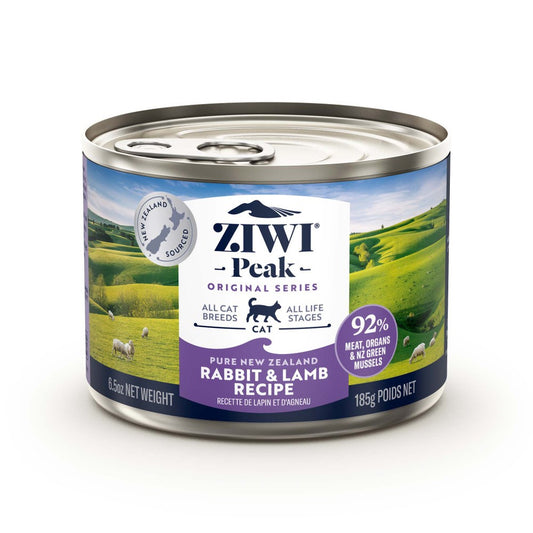 ZIWI PEAK CAT CAN RABBIT & LAMB 185GM