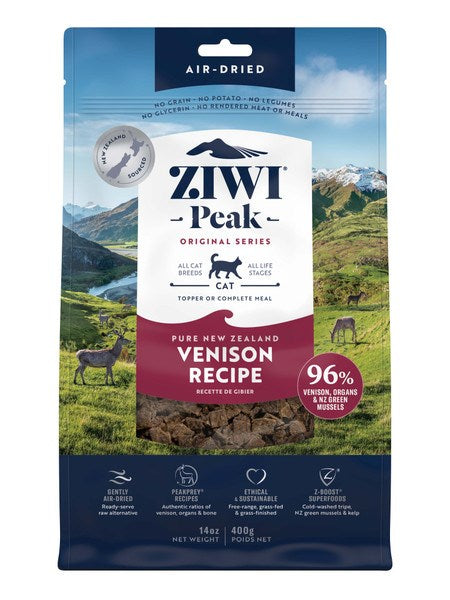 ZIWI PEAK CAT AIR DRIED VENISON 400G