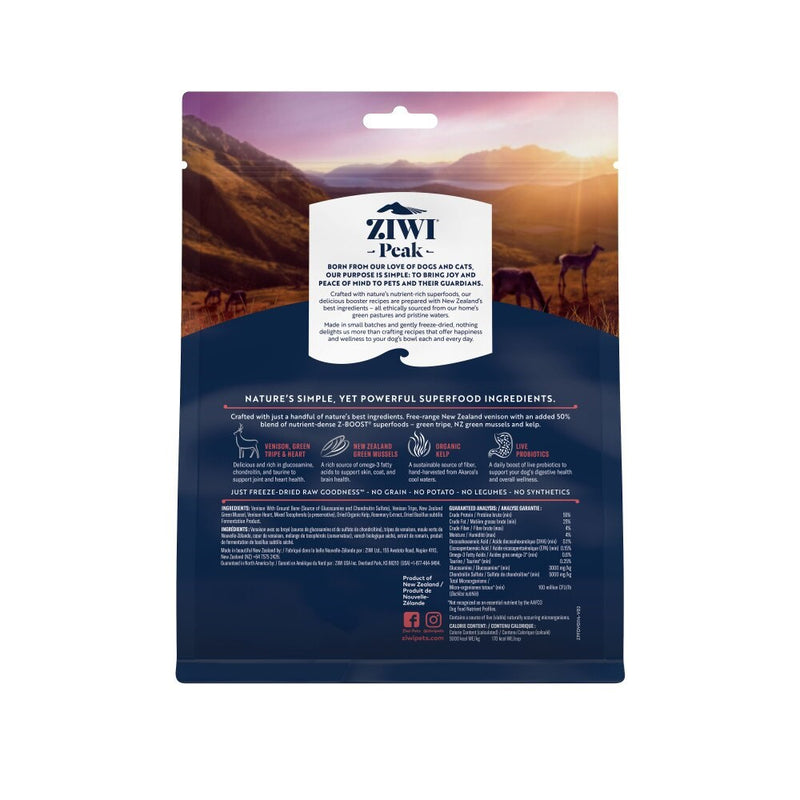 ZIWI PEAK DOG SUPERBOOST VENISON 114G