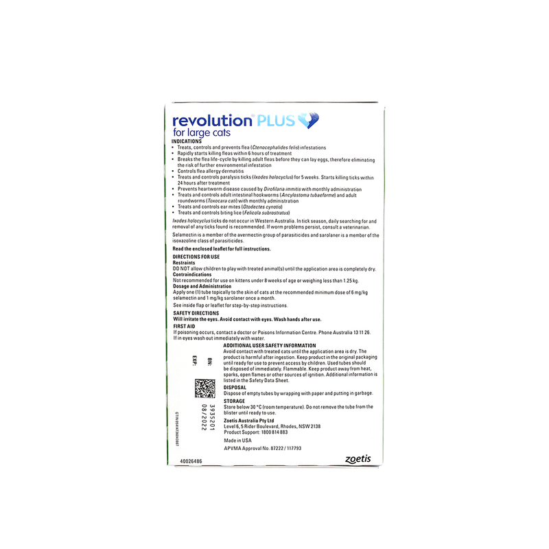 REVOLUTION PLUS CAT 5-10KG 3PK