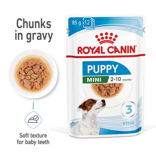 ROYAL CANIN DOG WET MINI PUPPY BOX 12PK