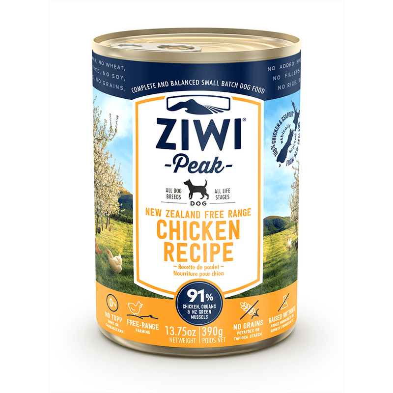 ZIWI PEAK DOG CAN CHICKEN 390GM